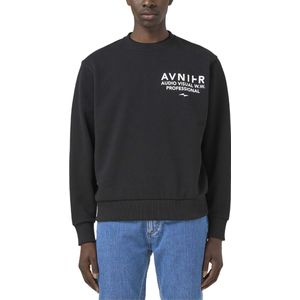 Avnier - Sweatshirts en fleeces - Crewneck Encore Black V3 voor Heren van Katoen - Maat XL - Zwart