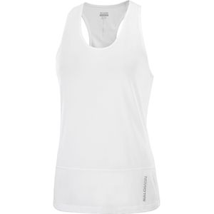Salomon - Trail / Running dameskleding - T Shirt Cross Run Tank W White voor Dames - Maat S - Wit