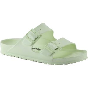 Birkenstock - Dames sandalen en slippers - Arizona W EVA Faded Lime voor Dames - Maat 41 - Groen