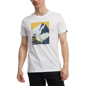 Ragwear - T-shirts - Sevy Remake White voor Heren van Katoen - Maat M - Wit