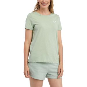 Ragwear - Dames t-shirts - Adori Love Dusty Green voor Dames van Gerecycled Polyester - Maat S - Groen