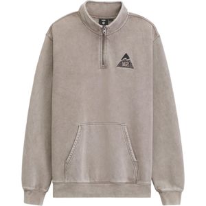 Vans - Sweatshirts - Mte Peak Quarter Zip Pullover Pewter voor Heren van Katoen - Maat L - Grijs