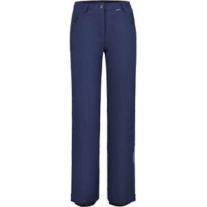 Icepeak - Dames skibroeken - Frechen W Softshell Trouser Dark Blue voor Dames van Softshell - Maat 36 FI - Marine blauw