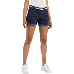 Ragwear - Dames shorts - Heeven A Navy voor Dames van Katoen - Maat 27 US - Marine blauw
