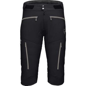 Norrona - Mountainbike kleding - FjÃ¸rÃ¥ Flex1 Shorts M Caviar voor Heren - Maat L - Zwart