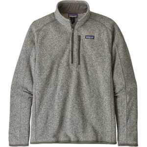 Patagonia - Wandel- en bergsportkleding - M's Better Sweater 1/4 Zip Stonewash voor Heren van Gerecycled Polyester - Maat L - Grijs