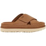 Ugg - Dames sandalen en slippers - W Goldenstar Cross Slide Chestnut voor Dames - Maat 8 US - Bruin