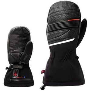 Lenz - Skihandschoenen - Verwarmde Wanten 6.0 Finger Cap Black voor Unisex - Maat XS - Zwart