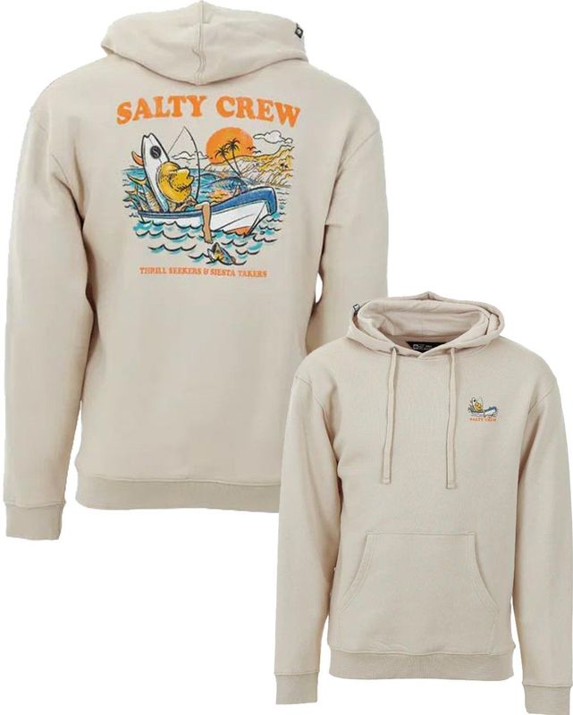 Salty Crew - Downtime Hood Fleece - Sweatshirt - Beige