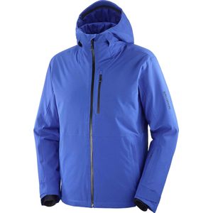Salomon - Ski jassen - Highland Jacket M Surf The Web voor Heren - Maat XL - Blauw
