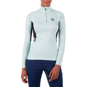 Rossignol - Dames thermokleding - W Poursuite 1/2 Zip Steam voor Dames - Maat M - Groen