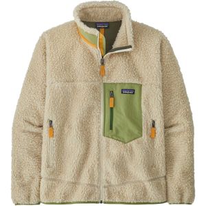 Patagonia - Sweatshirts en fleeces - M's Classic Retro-X Jkt Dark Natural W/Buckhorn Green voor Heren - Maat L - Beige