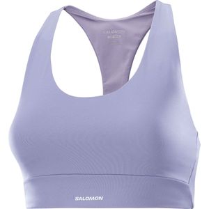Salomon - Dames wandel- en bergkleding - Shakeout Core Bra W Blue Granite voor Dames - Maat XS - Paars