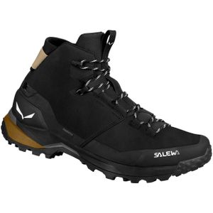 Salewa - Heren wandelschoenen - Puez Mid Ptx Boot M Black/Black voor Heren - Maat 10 UK - Zwart