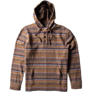 Vissla - Sweatshirts en fleeces - Descanso Hooded Popover Dark Honey voor Heren van Katoen - Maat L - Oranje