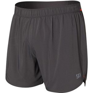 Saxx Underwear - Trail / Running kleding - Hightail 2N1 Run Short 5"" Graphite voor Heren - Maat M - Grijs