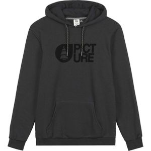 Picture Organic Clothing - Sweatshirts en fleeces - Basement Flock Black voor Heren van Gerecycled Polyester - Maat M - Zwart