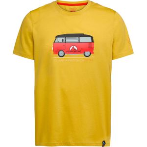 La Sportiva - Klimkleding - Van T-Shirt M Bamboo voor Heren van Katoen - Maat L - Geel