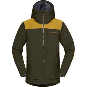Norrona - Ski jassen - Tamok Gore-Tex Jacket M'S Rosin voor Heren - Maat L - Kaki