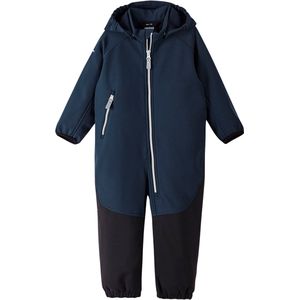 Reima - Kinder skipakken - Mjosa Softshell Overall Navy voor Unisex - Kindermaat 98 cm - Marine blauw