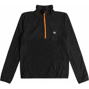 Quiksilver - Kinder fleeces / donsjassen - Aker HZ Youth Fleece True Black voor Unisex - Kindermaat 12 jaar - Kaki