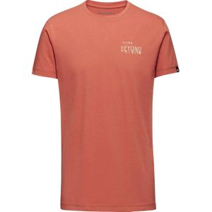 Mammut - Wandel- en bergsportkleding - Massone T-Shirt Men Dreaming Brick voor Heren van Katoen - Maat M - Rood