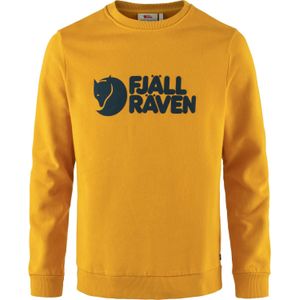 Fjall Raven - Sweatshirts en fleeces - FjÃ¤llrÃ¤ven Logo Sweater M Mustard Yellow voor Heren van Katoen - Maat L - Geel
