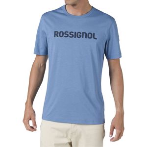 Rossignol - T-shirts - Rossi Tee SS Blue Yonder voor Heren van Katoen - Maat S - Blauw