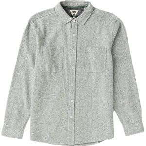 Vissla - Blouses - Shaper Eco LS Flannel Phantom voor Heren van Katoen - Maat S - Zwart