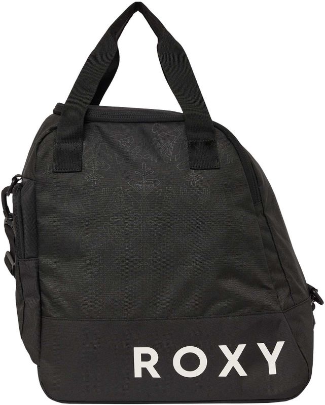 Roxy - Skischoen hoezen - Northa Boot Bag True Black Snowflake Emboss voor Unisex - Zwart