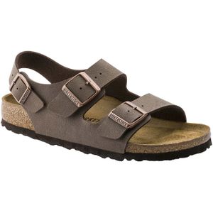 Birkenstock - Sandalen en slippers - Milano M Birko-Flor Birkibuc Mocha voor Heren - Maat 41 - Bruin