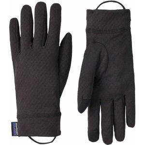 Patagonia - Skihandschoenen - Cap MW Liner Gloves Black voor Unisex - Maat XS - Zwart