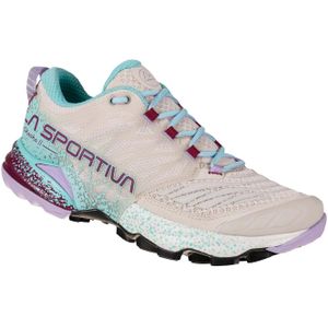 La Sportiva - Trailschoenen - Akasha II Woman Shadow/Red Plum voor Dames - Maat 39 - Wit