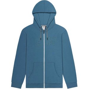Picture Organic Clothing - Sweatshirts en fleeces - Basement Zip Hoodie Roc Blue voor Heren - Maat L - Blauw