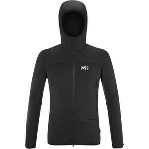 Millet - Wandel- en bergsportkleding - Fusion Grid Hoodie M Black voor Heren - Maat XL - Zwart