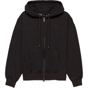 Vans - LX Zip Hoodie Faded Black - Sweatshirt - Zwart