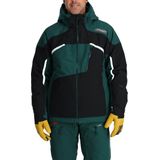 Spyder - Ski jassen - Leader Jacket Cypress Green voor Heren van Gerecycled Polyester - Maat S - Groen