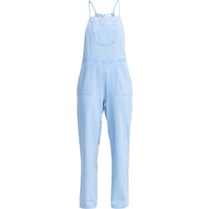 Roxy - Jumpsuits - Crystal Coast Overall Bel Air Blue voor Dames van Katoen - Maat M - Blauw