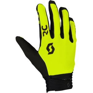 Scott - Mountainbike kleding - DH Factory LF Gloves Yellow/Black voor Heren van Siliconen - Maat L - Geel
