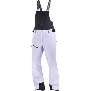 Salomon - Dames skibroeken - Moon Patrol Bib W Cosmic Sky voor Dames - Maat M - Paars