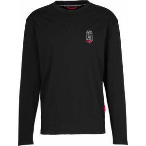 Van Deer - T-shirts - Essential Longsleeve Black voor Heren - Maat L - Zwart