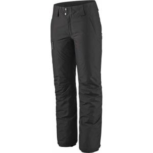 Patagonia - Dames skibroeken - W's Insulated Powder Town Pants Black voor Dames van Gerecycled Polyester - Maat S - Zwart