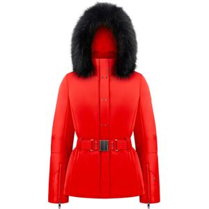Poivre Blanc - Dames ski jassen - Stretch Ski Jacket Scarlet Red 9 voor Dames - Maat XS - Rood