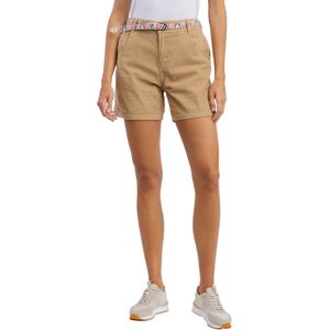 Ragwear - Dames shorts - Ossiris Cordy Sand voor Dames van Katoen - Maat 27 US - Beige