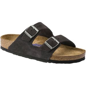 Birkenstock - Sandalen en slippers - Arizona SFB LEVE Velvet Gray voor Heren - Maat 40 - Grijs
