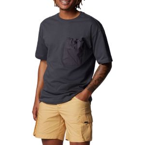 Columbia - T-shirts - Landroamer Pocket T Shirt Shark voor Heren - Maat M - Zwart