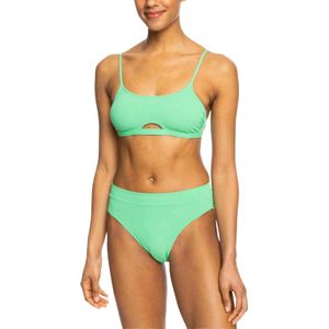 Roxy - Dames zwemkleding en poncho's - Color Jam J Absinthe Green voor Dames - Maat S - Groen