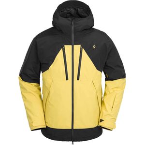 Volcom - Ski jassen - TDS 2L Gore-Tex Jacket Dark Yellow voor Heren - Maat L - Geel