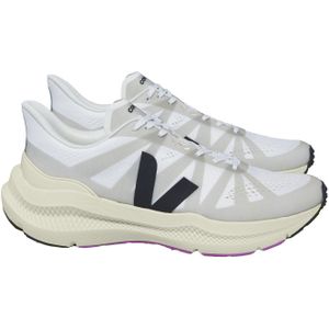 Veja Fair Trade - Hardloopschoenen - Condor 3 White Black voor Unisex van Gerecycled Polyester - Maat 45 - Wit