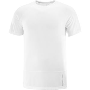 Salomon - Trail / Running kleding - T Shirt Cross Run SS Tee M White voor Heren - Maat S - Wit